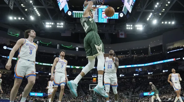 Bucks Completos Arrollan Al Thunder VIDEO