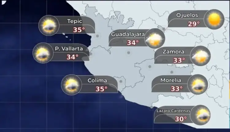 Clima hoy 25 de abril en México: Pronostican calor y lluvias en el país
