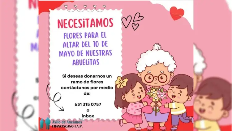 Busca asilo de ancianos patrocinadores de flores para este 10 de mayo en Nogales
