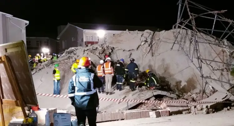 Colapso de Edificio en George, Sudáfrica Deja Seis Muertos y 46 Desaparecidos