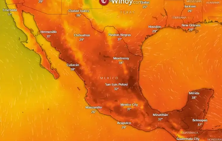 Ola de calor Mortal en México cobra la vida de 19 personas