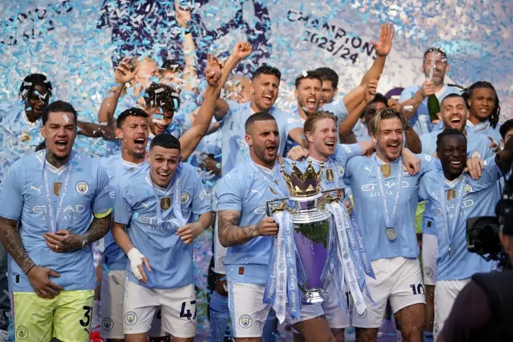 Manchester City hace historia al conquistar su cuarto título consecutivo de la Premier League VIDEO