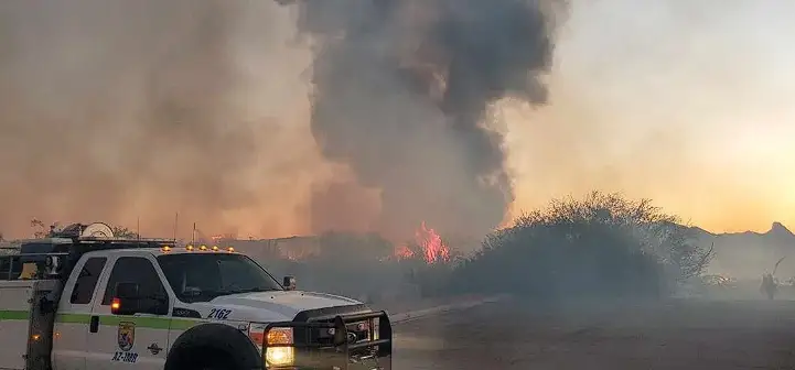 Arizona: Sospechas de hombre de 47 años de provocar  incendio en la Reserva Nacional