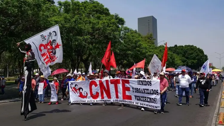 Protestas y bloqueos de la CNTE en la CDMX