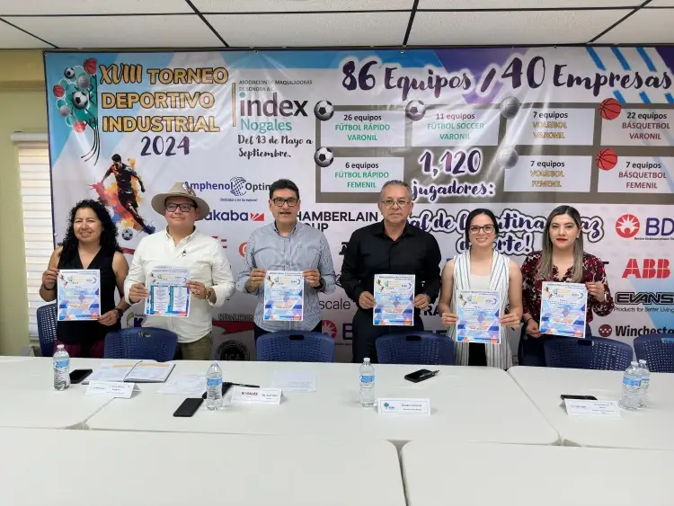 Arranca el torneo deportivo industrial más grande de Sonora en Nogales