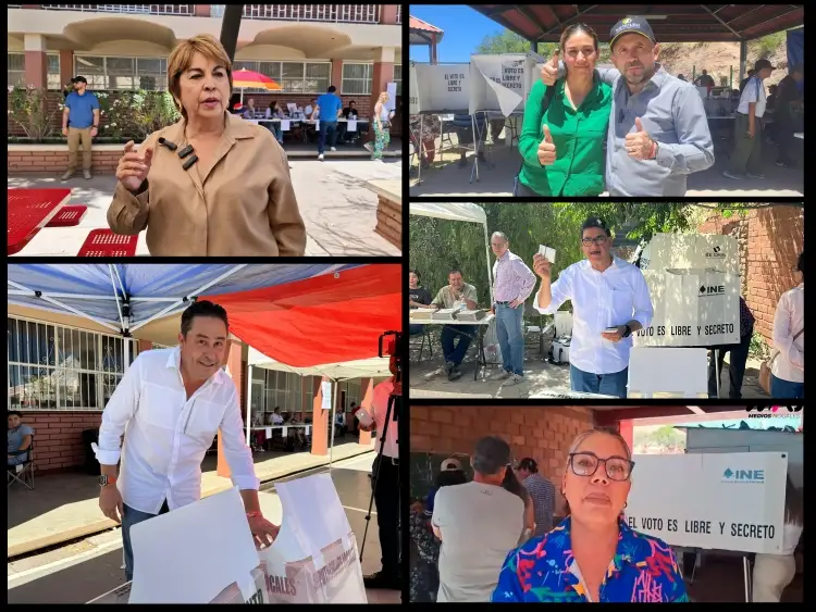 Jornada Electoral en Nogales: Candidatos emiten su voto y promueven la participación ciudadana