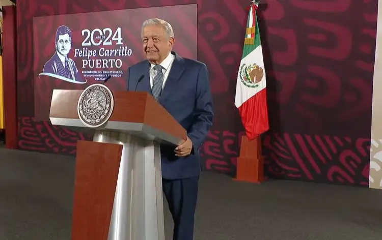 El presidente Andrés Manuel López Obrador anunció que se retirará con satisfacción