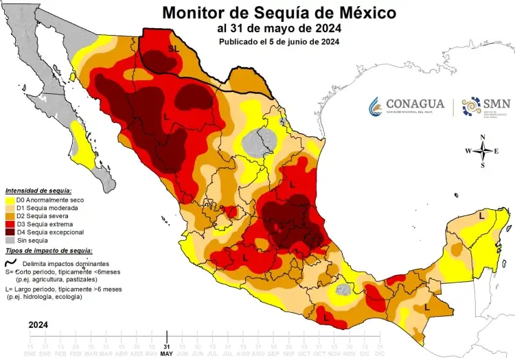 La sequía azota los valles del Mayo y Yaqui en Sonora