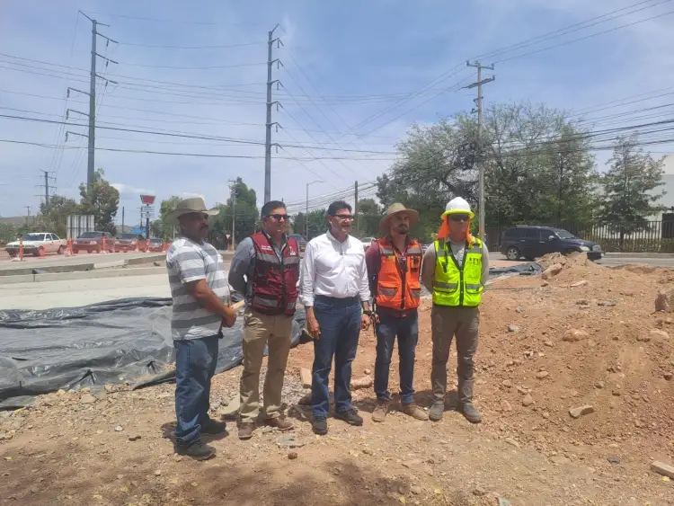 Inspeccionan avances de obras en avenida Tecnológico de Nogales