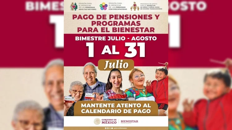 Pago de pensión Bienestar para adultos mayores será en julio