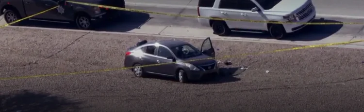 Tiroteo en la US 60: Automovilista herido en Mesa