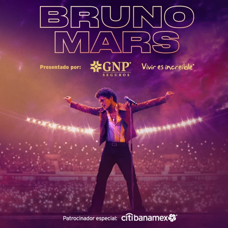 Bruno Mars se presentará en Estadio GNP: la nueva joya de la música en CDMX