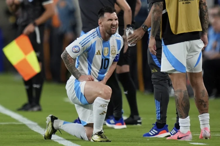 Lionel Messi en duda para el próximo partido de Argentina en la Copa América VIDEO