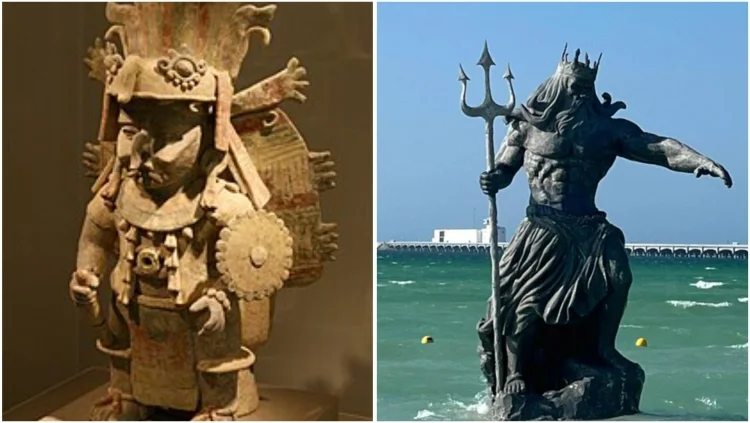 Chaac vs Poseidón: Debate sobre estatua en Yucatán