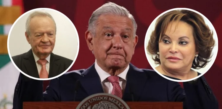 AMLO revela llamada entre Elba Esther Gordillo y el banquero Roberto Hernández