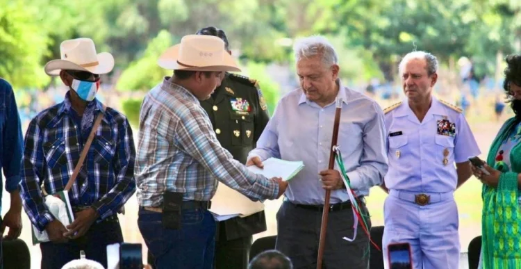 López Obrador elige 'Juramento Yaqui' como epitafio público