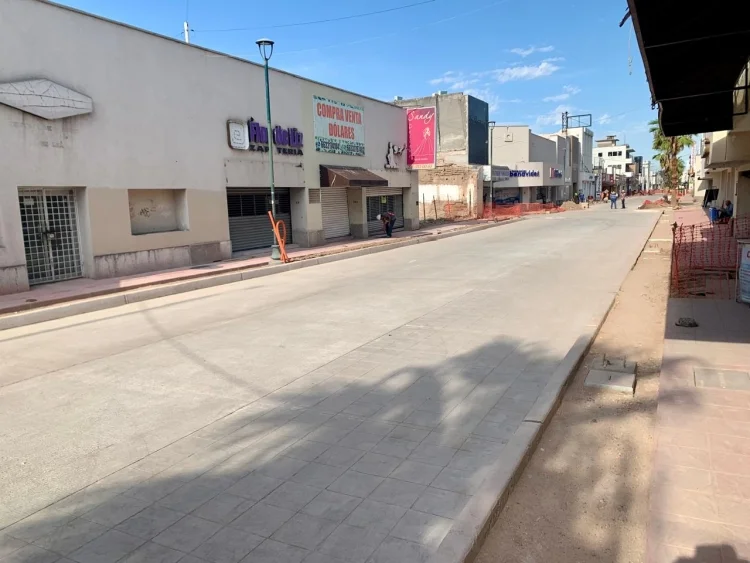 Rehabilitación de calles del centro de Hermosillo registra avance del 14%: Sidur