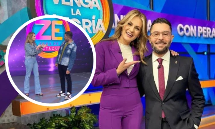 Pleito en TV Azteca: Flor Rubio y Ricardo Casares se pelean en vivo en ‘Venga la Alegría’