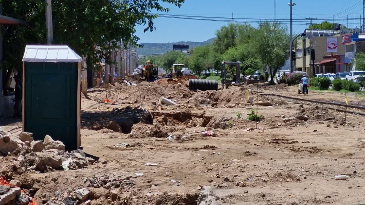 FOTOS: Avanza rehabilitación de la Ruiz Cortines poco más del 60% en Nogales