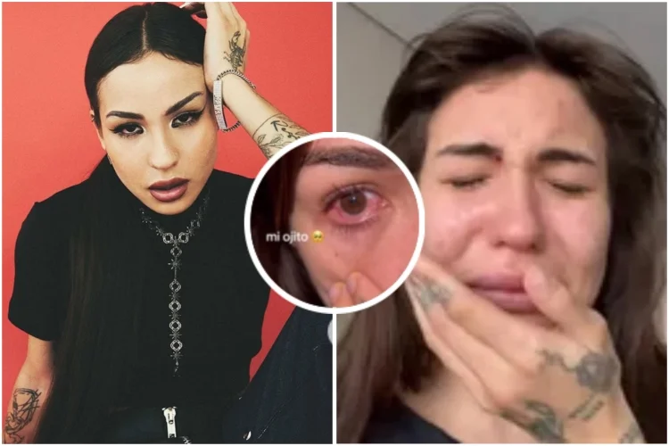 VIDEO: ¡Increíble! Influencer captura EN VIVO momento en que una lámpara estalla frente a sus ojos