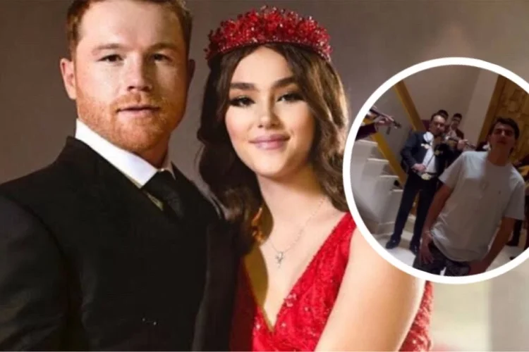 ¡'Canelo' no se lo esperaba! Cantante de música regional mexicana da una serenata a su hija Emily