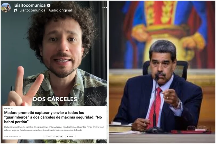 Luisito Comunica arremete contra Maduro en VIDEO por nuevas cárceles para manifestantes en Venezuela