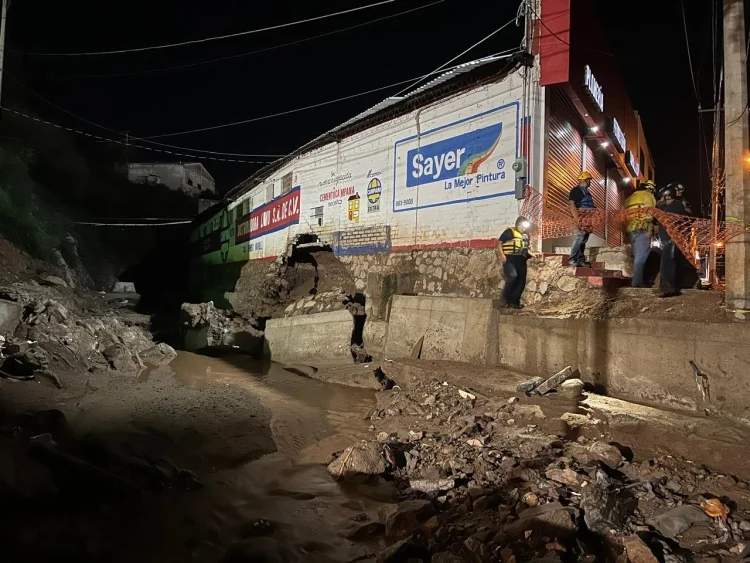 Lluvias al norte de Sonora dejan afectaciones en diversos municipios