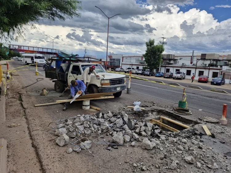 Inician reparaciones en prolongación Álvaro Obregón de Nogales