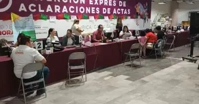 Realizan jornada de regularización para menores sin acta de nacimiento