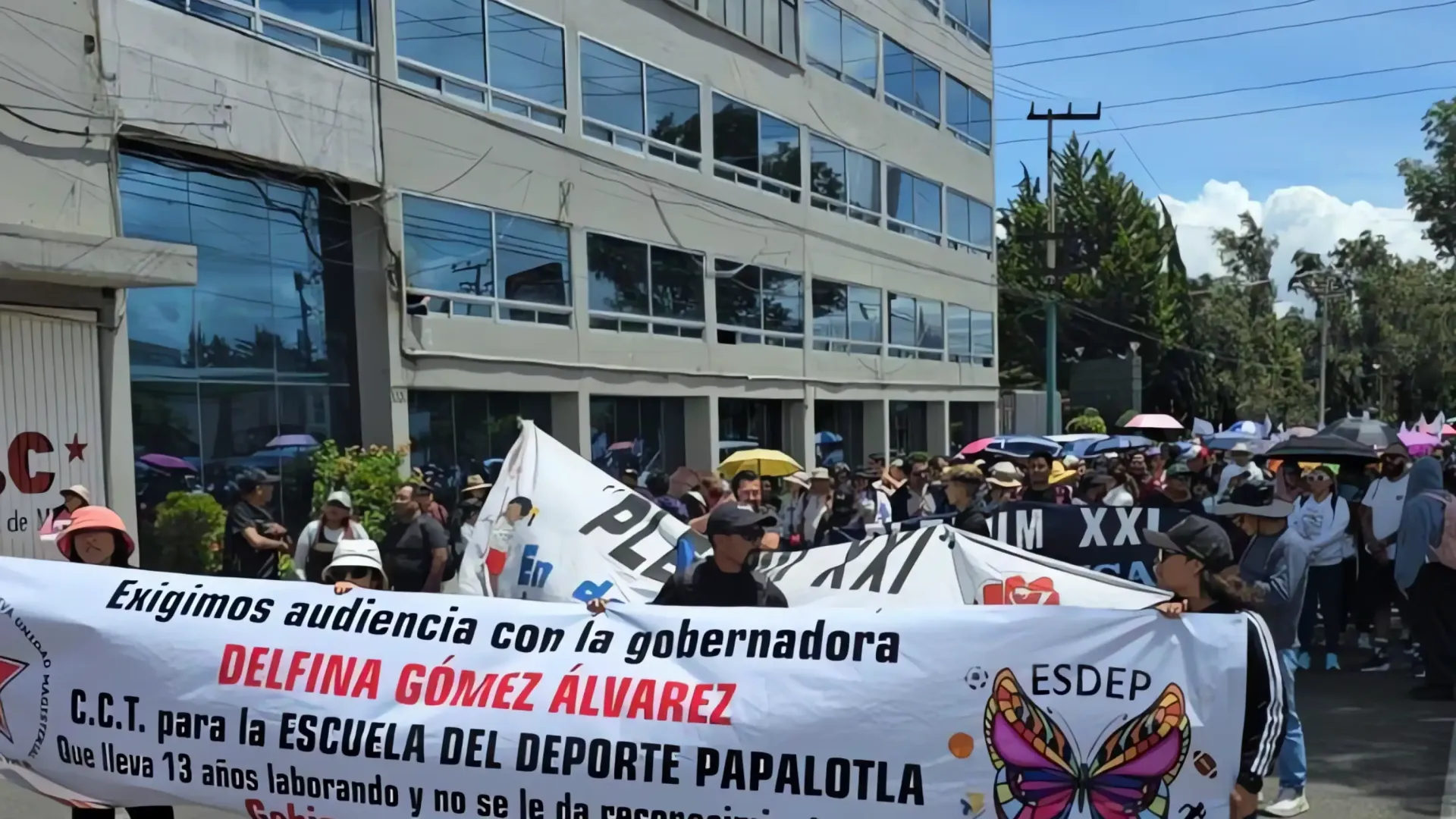 Maestros del Edomex exigen audiencia con la gobernadora Delfina Gómez