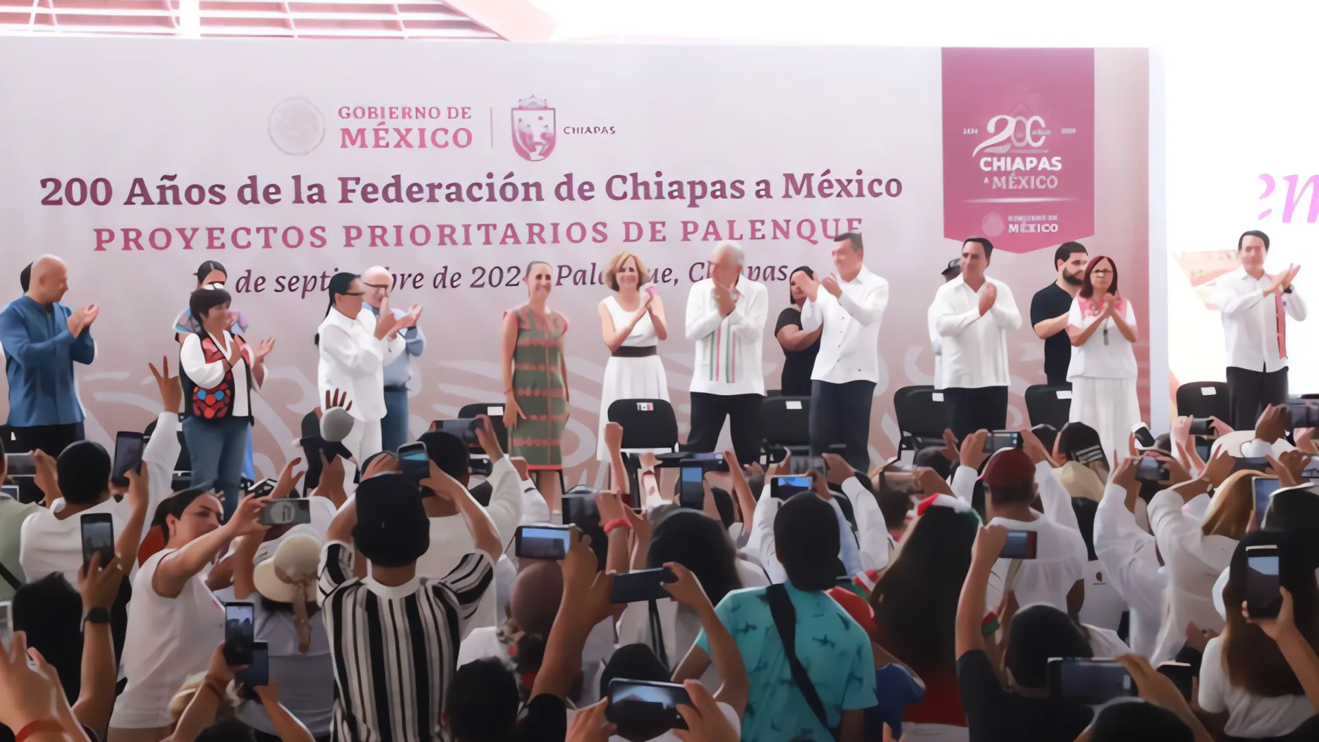 AMLO y Sheinbaum en Chiapas: Un evento histórico para el Tren Maya