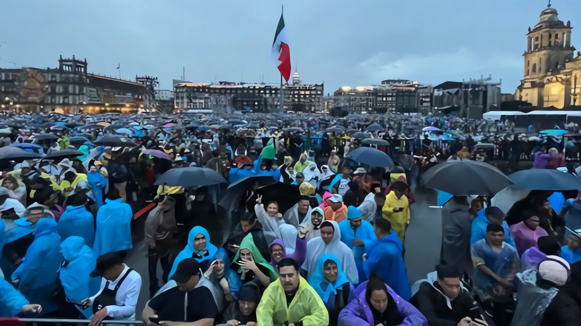 ¡Alerta roja! Lluvias torrenciales amenazan el Grito de Independencia en CDMX