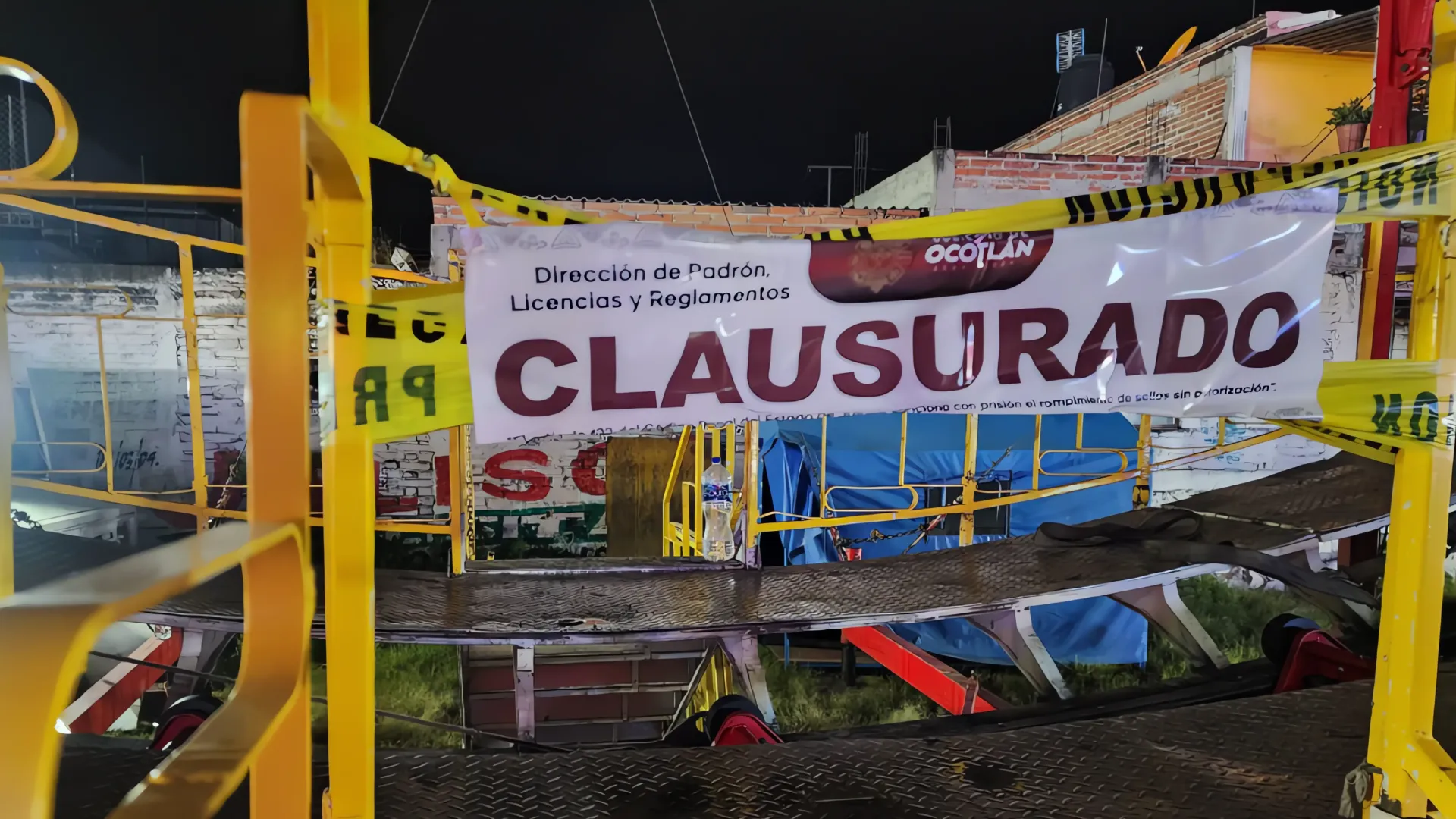 Terror en la Feria de Ocotlán: juego mecánico deja a pasajeros colgados