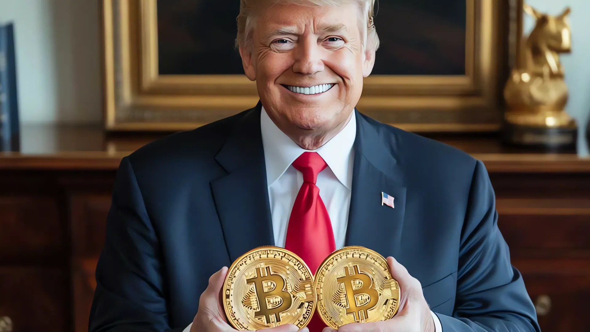 Trump compra hamburguesas con Bitcoin en Nueva York: ¿Un cambio de rumbo?