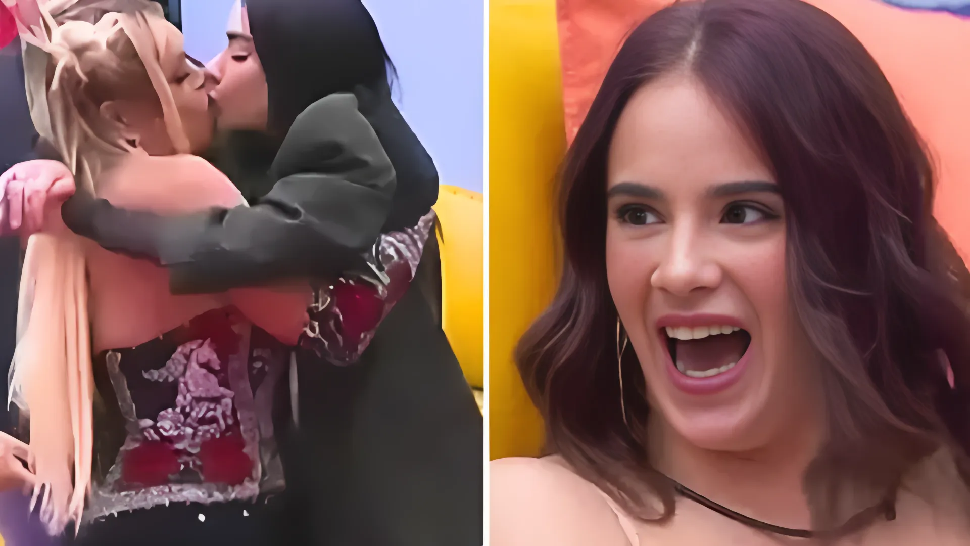 Wendy besa a Karime frente a Gala: ¡Un triángulo amoroso en 'La Casa de los Famosos'!