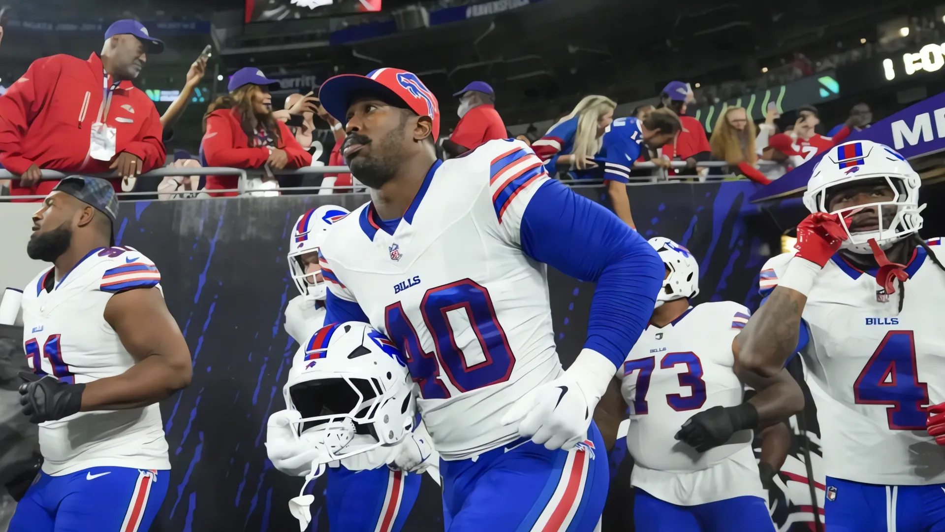 Suspendido: Jugador de los Bills enfrenta acusaciones graves de violencia doméstica