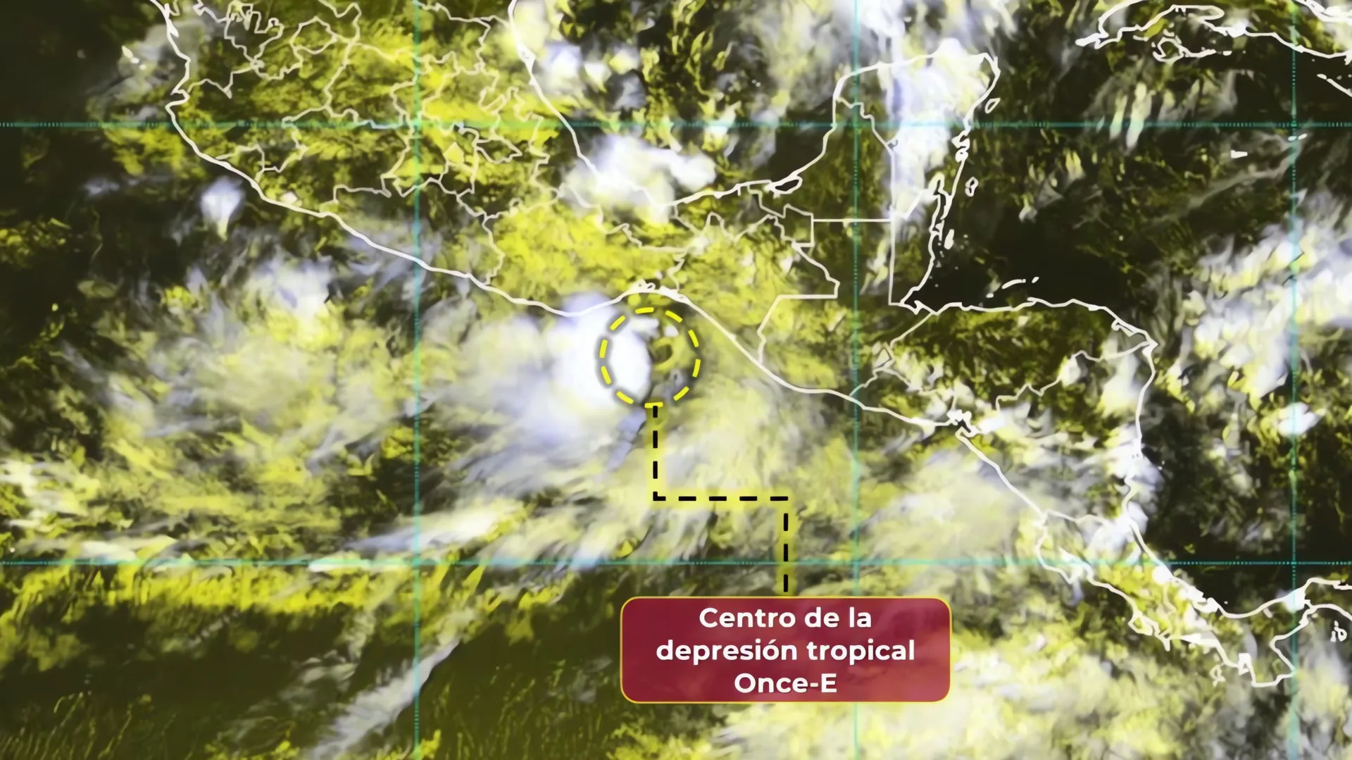 Depresión tropical "Once-E" se acerca a México: Riesgo de inundaciones e impacto en siete estados