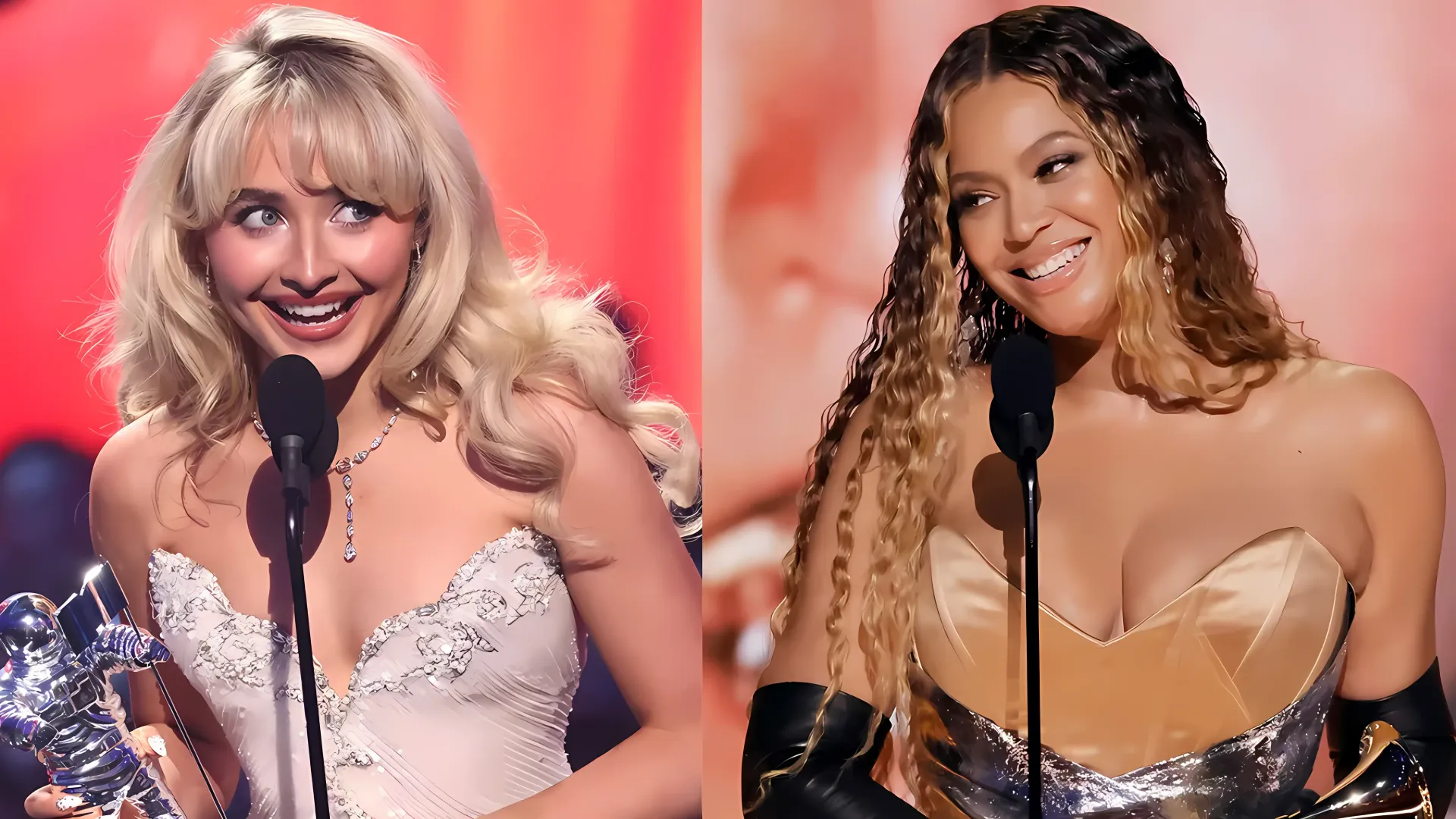 Sabrina Carpenter y Beyoncé: ¿Un Grammy para cada reina?