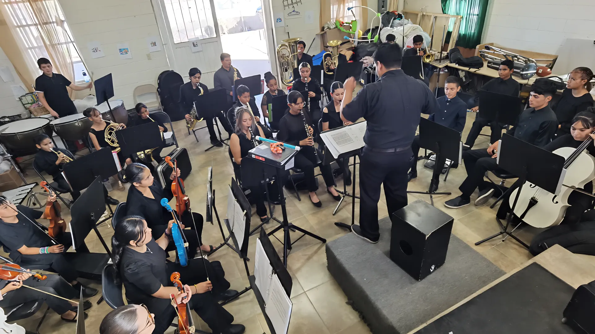 Alistan niños de la Orquesta de San Joselito actividad, buscan viajar al Vaticano