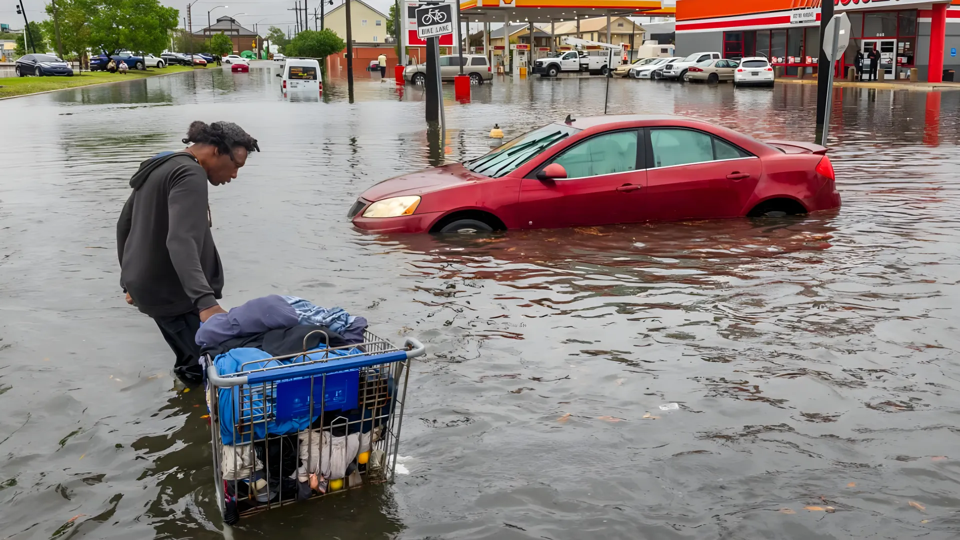 Tormentas y tornados azotan el medio oeste: miles sin luz y calles inundadas