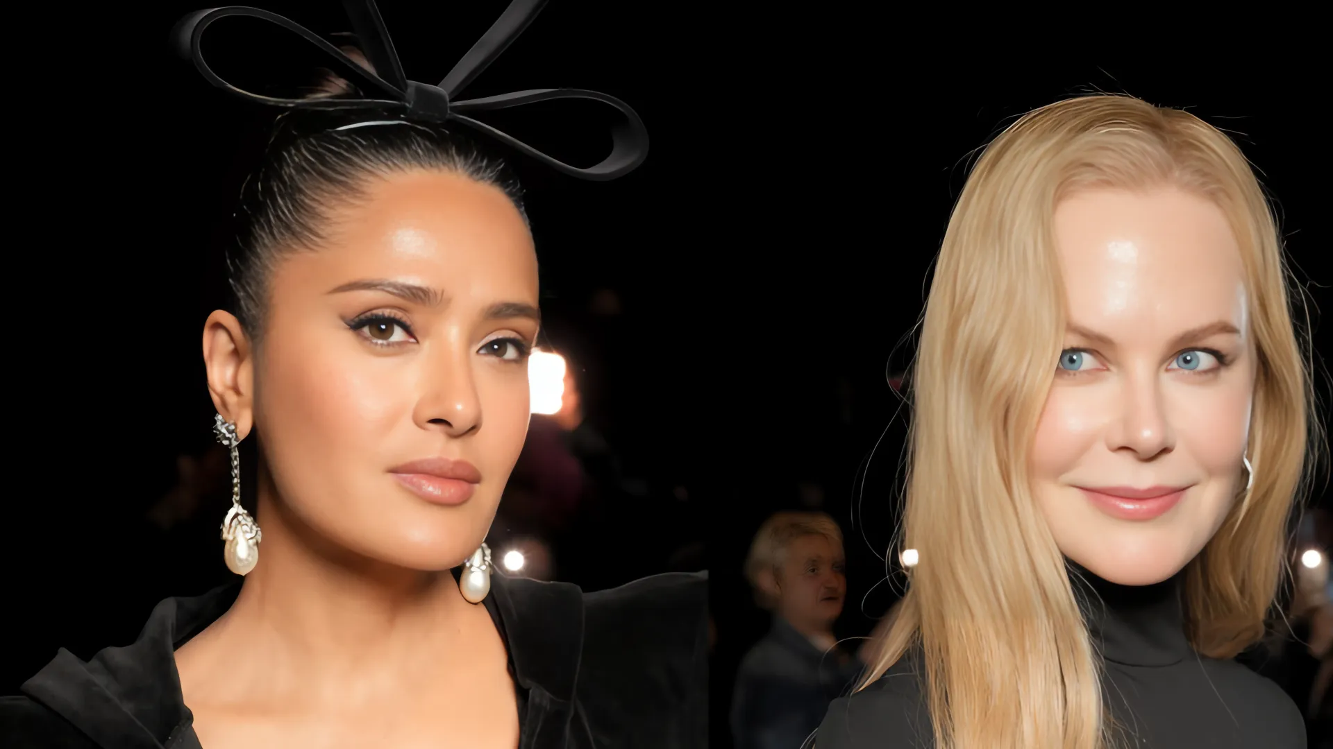 Salma Hayek y Nicole Kidman: ¿Tensión o simple cortesía?