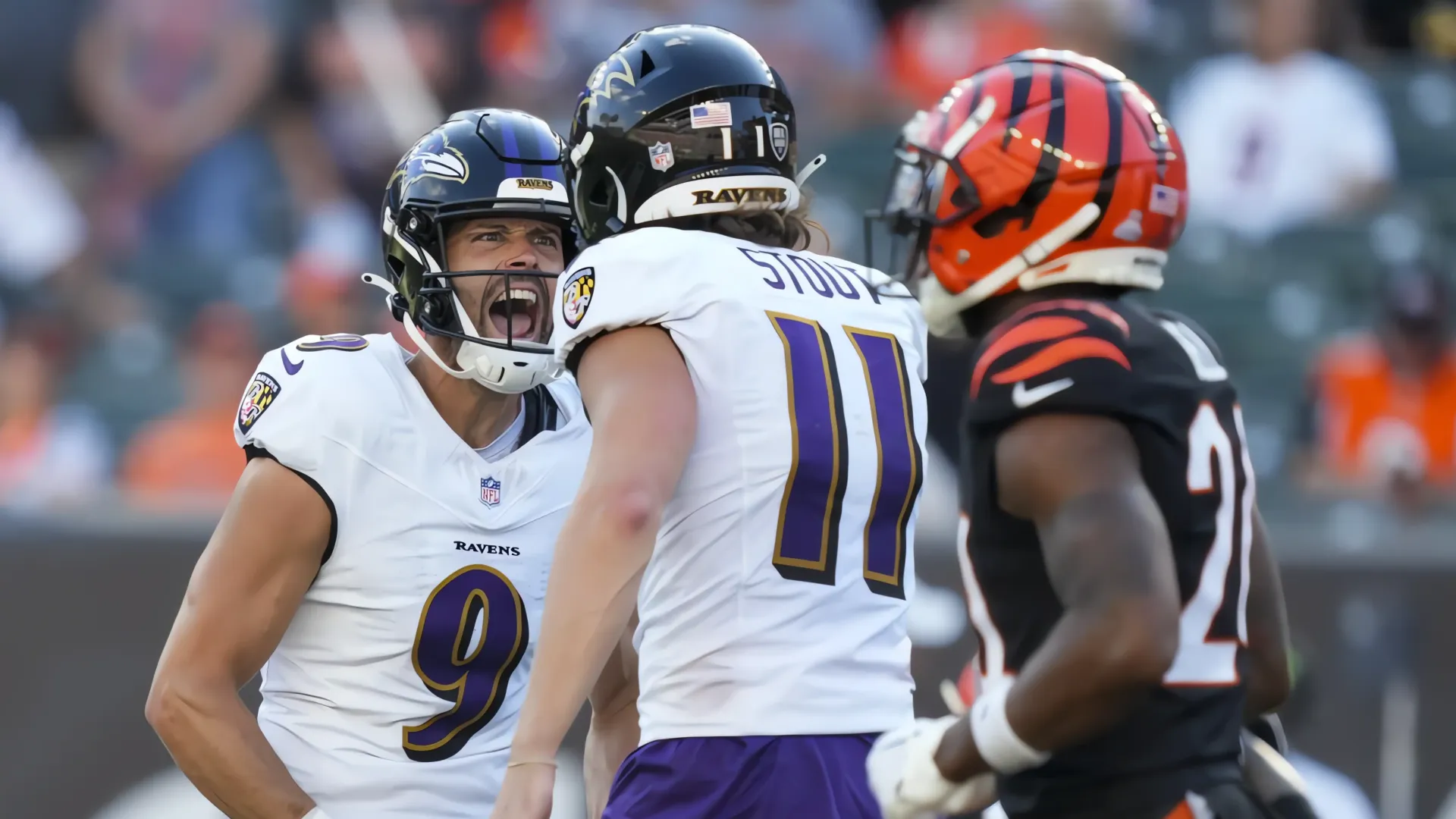 ¡Tucker, el héroe de Baltimore! Cuervos vencen a los Bengalíes en un emocionante tiempo extra.