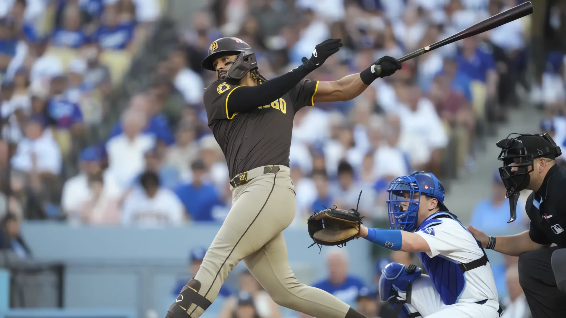 Los Padres humillaron a los Dodgers en casa y empataron la serie