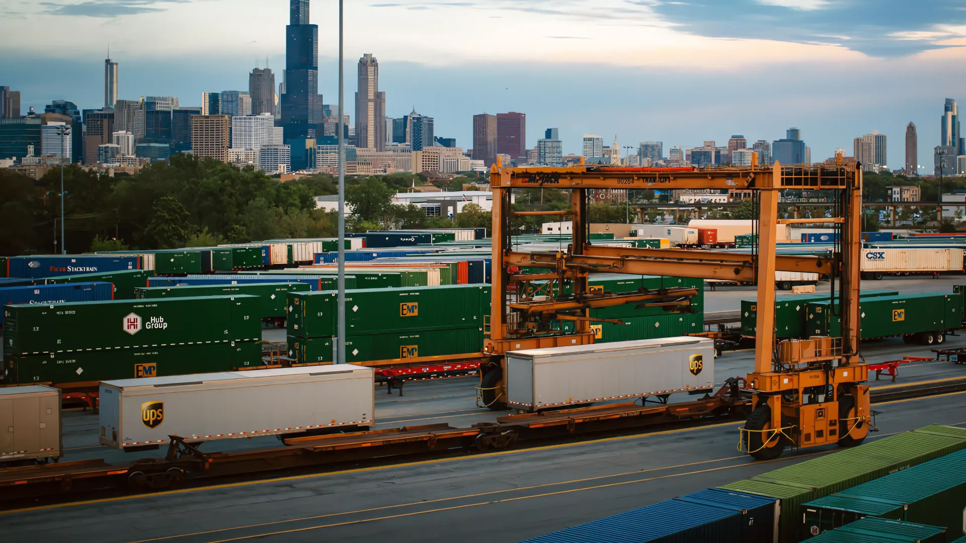 Atraco en Chicago: ladrones roban electrodomésticos en tren de carga