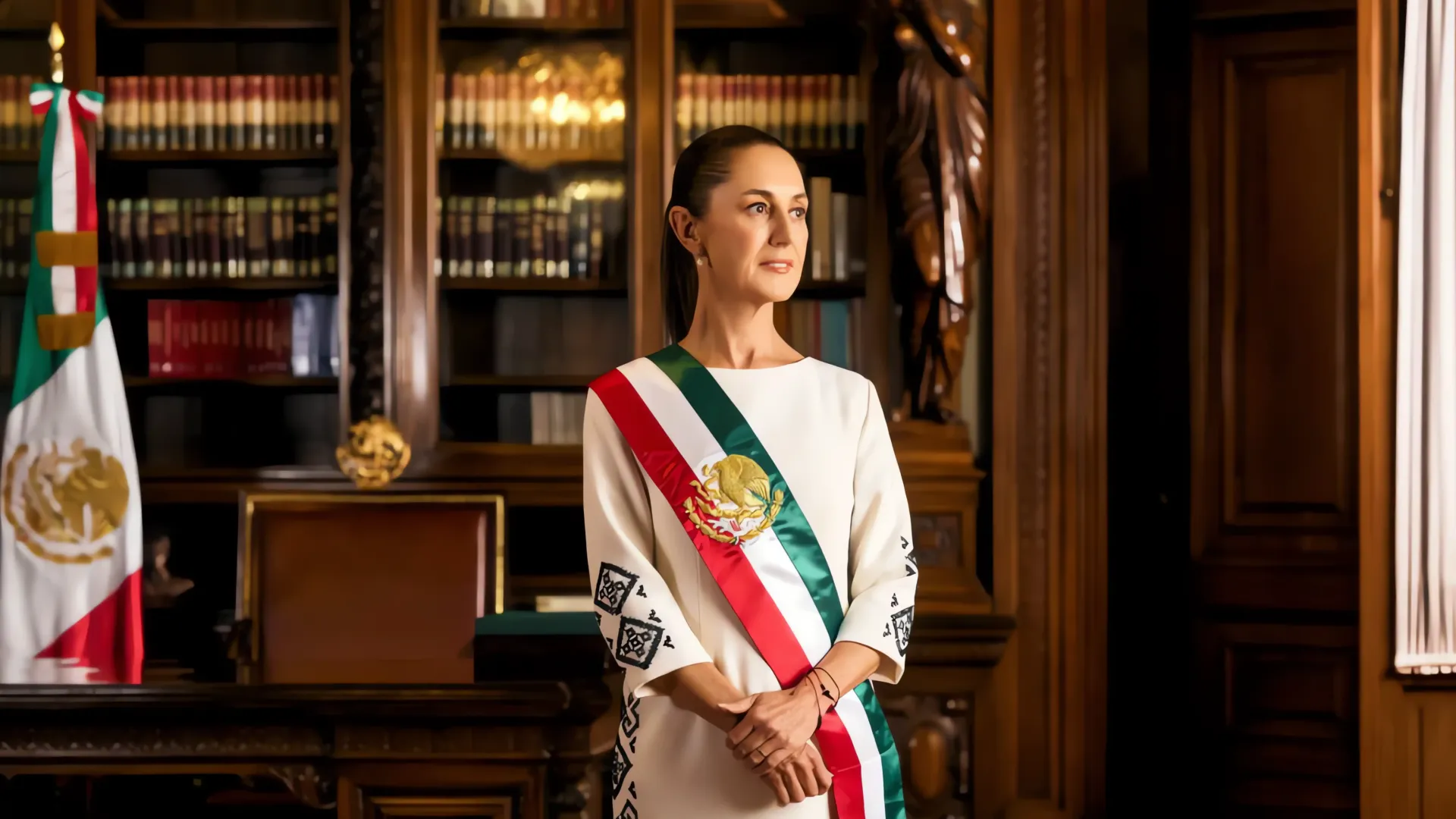 Claudia Sheinbaum publica la foto oficial como presidenta de México