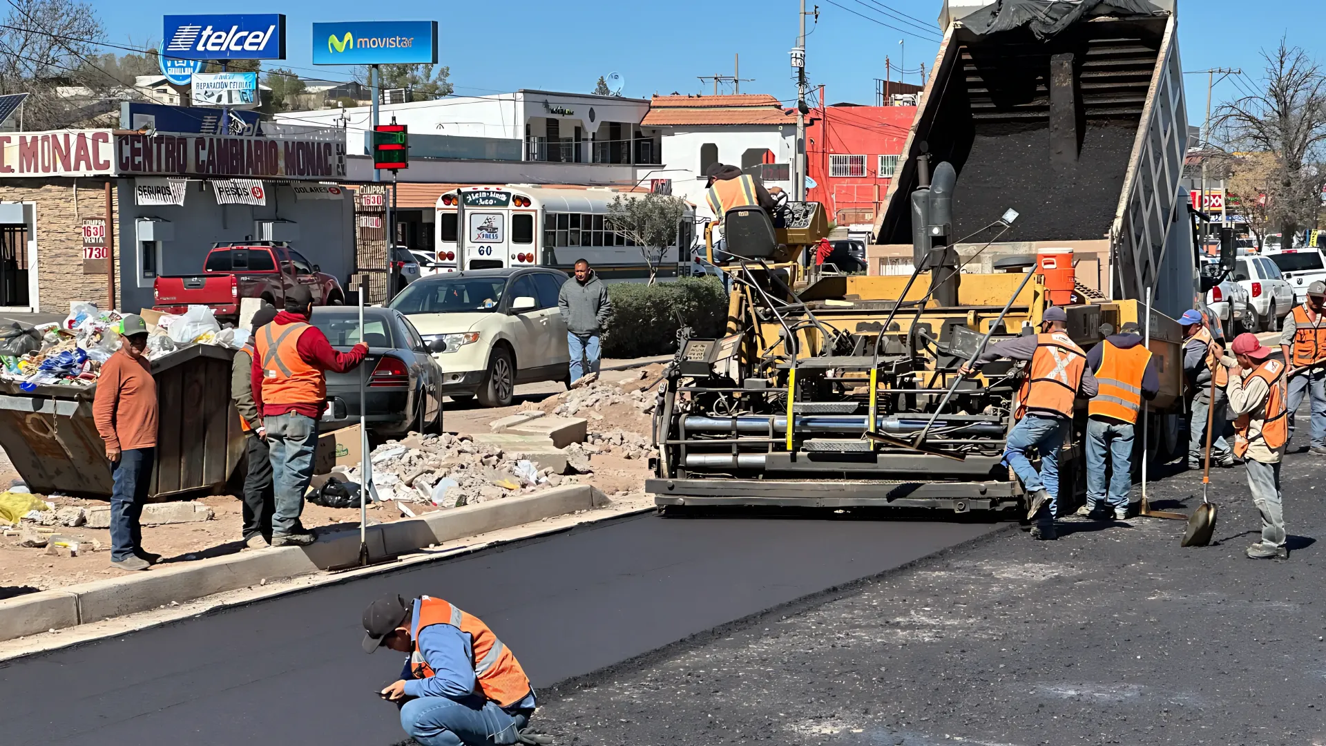 Avanza rehabilitación de la calle Ruiz Cortines en Nogales, prevén entrega el 23 de octubre