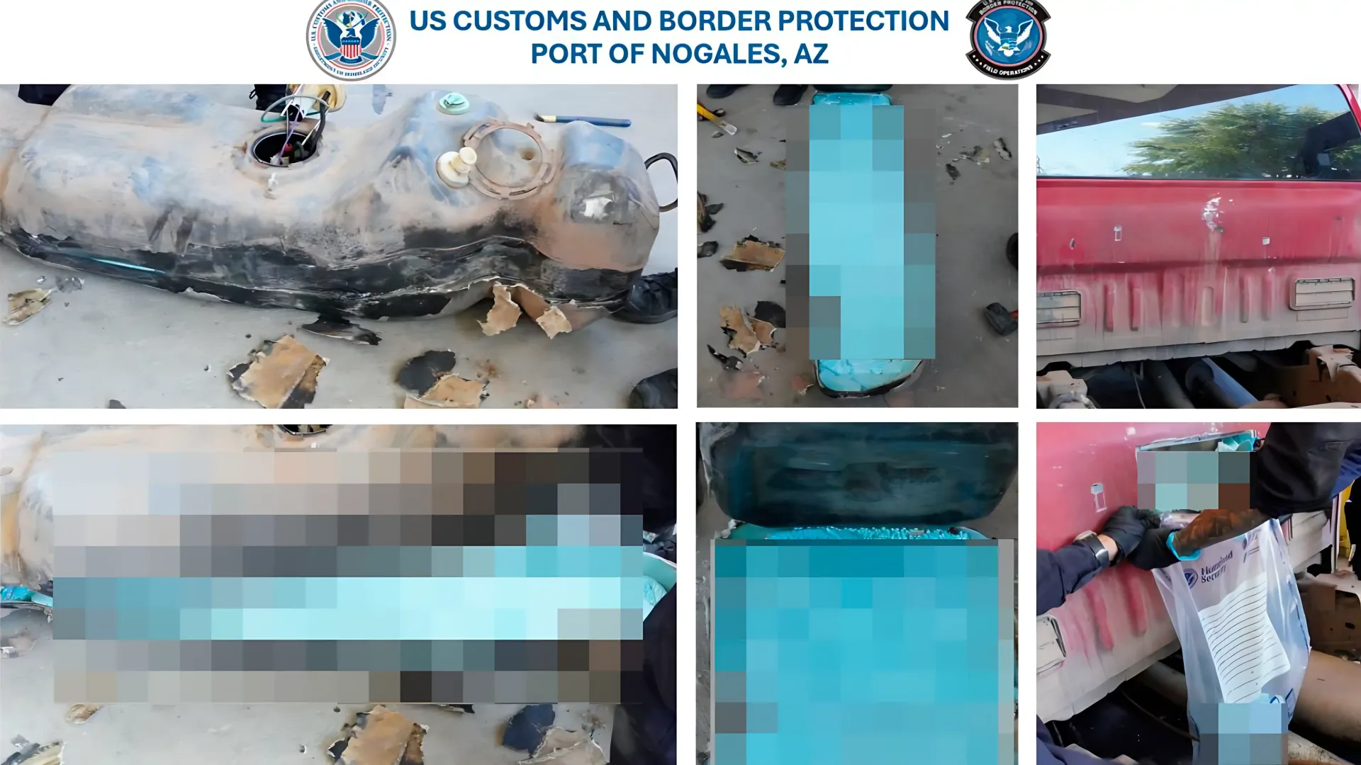 Narcóticos ocultos en autos: CBP decomisa miles de pastillas de fentanilo en Nogales