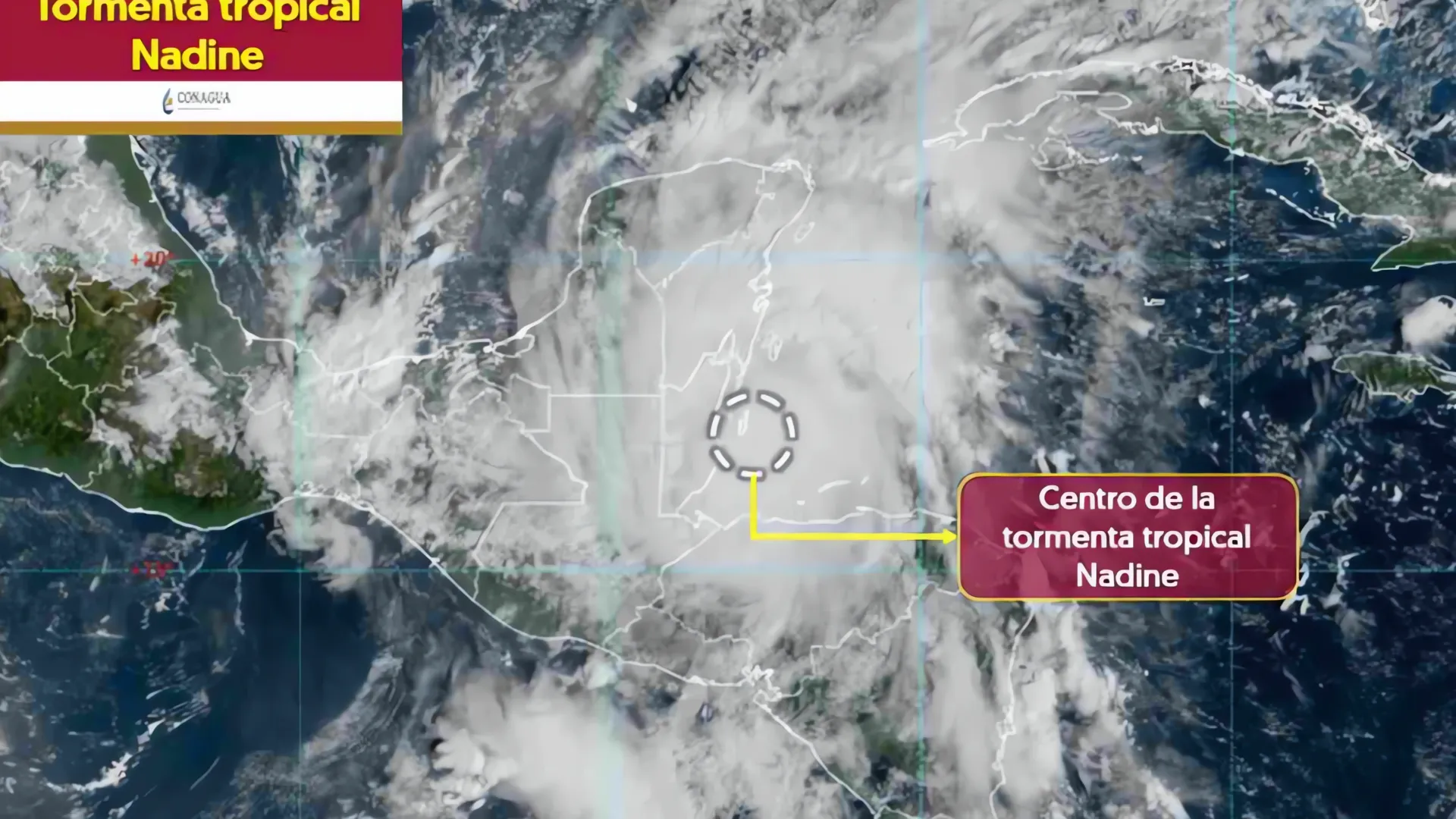 Tormenta ‘Nadine’ toca tierra en Belice: Amenaza inminente a Chetumal