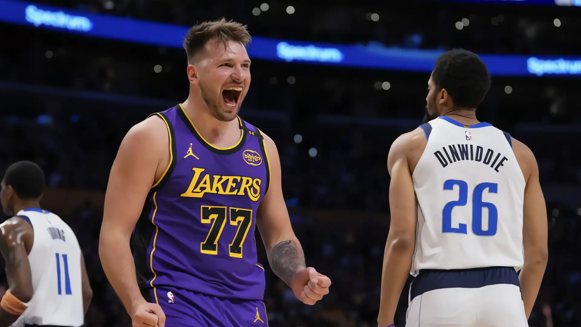 Dončić: Triple-doble en su regreso al Staples Center