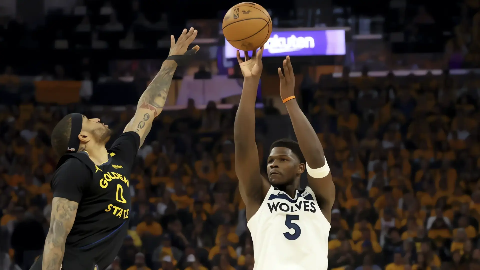 Timberwolves vencen 117-110 a Warriors; 3-1 en la serie